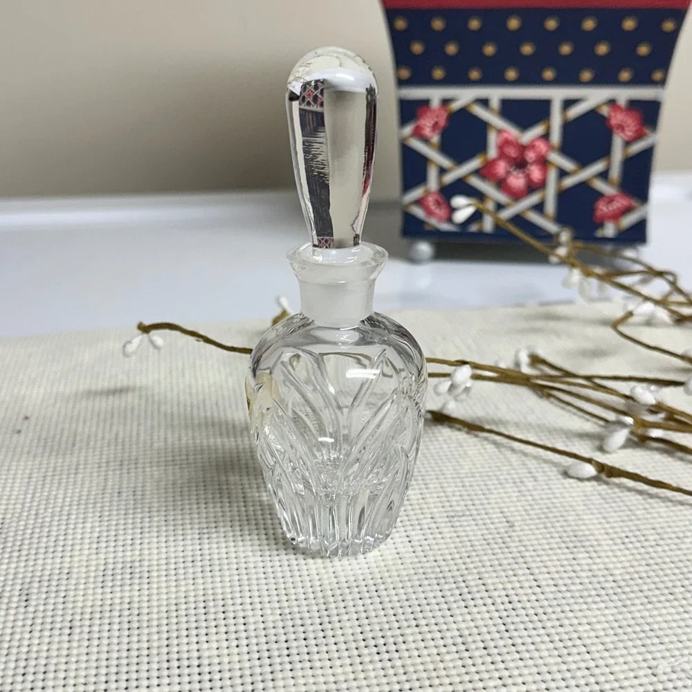 Lenox Saratoga full‎ Lead crystal fragrance bottle Rare Collectible